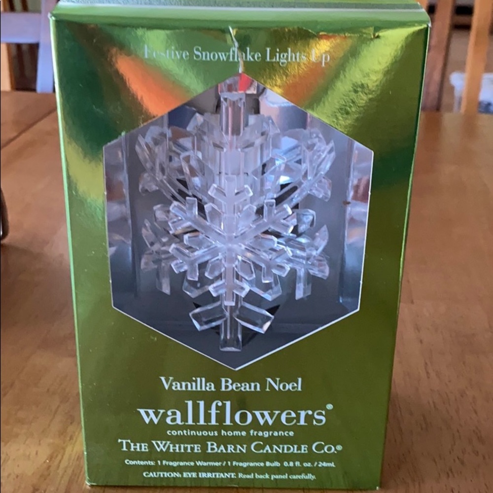 Light up snowflake wallflower